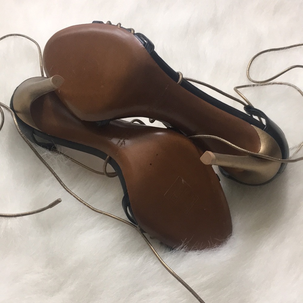 Ralph Lauren Purple Label Lace Up Heels, EUR Sz 38 - Picture 6 of 8